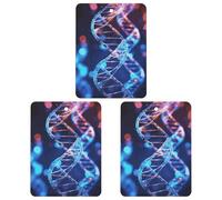 3 Pack Car Air Freshener Hanging Incense Chips Automotive Scented Hanging Sheets for Car Home Auto Interior Decor，DNA Genetic Helix
