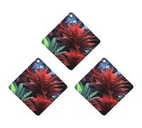 3 Pack Car Air Freshener Hanging Incense Chips Automotive Scented Hanging Sheets for Car Home Auto Interior Decor,Exotic Plants