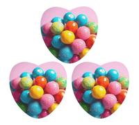 3 Pack Car Air Freshener Hanging Incense Chips Automotive Scented Hanging Sheets for Car Home Auto Interior Decor，Colorful Candy