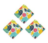 3 Pack Car Air Freshener Hanging Incense Chips Automotive Scented Hanging Sheets for Car Home Auto Interior Decorï¼ŒFruits And Leaves