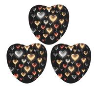3 Pack Car Air Freshener Hanging Incense Chips Automotive Scented Hanging Sheets for Car Home Auto Interior Decor，Glowing Love