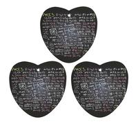 3 Pack Car Air Freshener Hanging Incense Chips Automotive Scented Hanging Sheets for Car Home Auto Interior Decor,Math Formula
