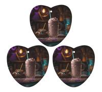 3 Pack Car Air Freshener Hanging Incense Chips Automotive Scented Hanging Sheets for Car Home Auto Interior Decor,There's Candy in The Milkshake