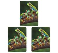 3 Pack Car Air Freshener Hanging Incense Chips Automotive Scented Hanging Sheets for Car Home Auto Interior Decor，Colored Frogs And Dragonflies