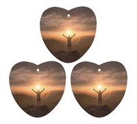 3 Pack Car Air Freshener Hanging Incense Chips Automotive Scented Hanging Sheets for Car Home Auto Interior Decor,Man Raises His Arms