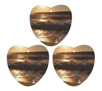 3 Pack Car Air Freshener Hanging Incense Chips Automotive Scented Hanging Sheets for Car Home Auto Interior Decor，The Waves Are Moving