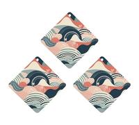 3 Pack Car Air Freshener Hanging Incense Chips Automotive Scented Hanging Sheets for Car Home Auto Interior Decor，Abstract Line Drawing