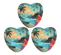 3 Pack Car Air Freshener Hanging Incense Chips Automotive Scented Hanging Sheets for Car Home Auto Interior Decor,Hello Hawaii