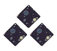 3 Pack Car Air Freshener Hanging Incense Chips Automotive Scented Hanging Sheets for Car Home Auto Interior Decor,Space Star Pattern