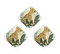 3 Pack Car Air Freshener Hanging Incense Chips Automotive Scented Hanging Sheets for Car Home Auto Interior Decor，Animals on Leaves