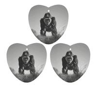 3 Pack Car Air Freshener Hanging Incense Chips Car Rearview Mirror Pendant Gorilla in The Grass Air Freshener for Car Bedroom Bathroom Shoe Cabinet