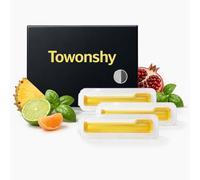 3 Pack Car Air Freshener Refills, Smoky Pineapple + Lime Basil Mandarin + Black Pomegranate, Refill Pads for Vent Clip Holder, 3 x 3 g