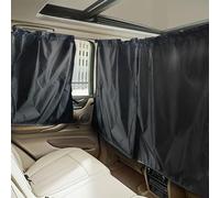 3 Pack Car Divider Curtains Sun Shade Side Window Covers, Black Detachable Car Seat Partition Curtains Protect Privacy for SUV and General Vehicles