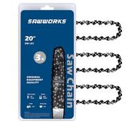 3-pack Chainsaw Chain 20 Inch, .325" Pitch .063" Gauge 81 Drive Links for 26RS-81, 26RM3-81 Stihl MS271 Farm Boss, MS291, MS290, MS261, 3639-005-0081, Oregon V81, L81, 22LPX081G