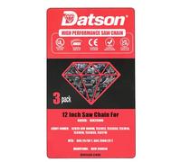 3 Pack Chainsaw Chain for 12 Inch (30 cm) Bar,3/8" LP Pitch,.050"(1.3mm) Gauge,45 Drive Links,Replacement for Leroy-Somer：S2025 SFN 1600W, TLS1412, TLS1530, TLS1614, TLS1616, TLS1635, TLS1716
