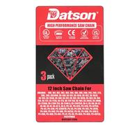 3 Pack Chainsaw Chain for 12 Inch (30 cm)Bar,3/8" LP Pitch,.050"(1.3mm)Gauge,45 Drive Links,Replacement for DOLMAR：100,101,102,103,104,105,106,108,200,201,260,275,285,295, CS2040,ES-140,ES-151,ES-151A