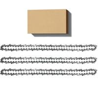 3 Pack Chainsaw Chain for 16" Bar, 3/8" LP .050" Gauge 57 Links for Titan | Replacement Low-Kickback Chain fits for Titan TTB355CHN TTL759CHN, Oregon, Black & Decker Einhell, Ryobi and More (91PJ057X)