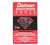 3 Pack Chainsaw Chain for 16 Inch (40cm) Bar,57 Drive Links,3/8" LP Pitch, 0.050" Gauge,Replacement Chain for Lux：1-40, BKS 40, EKS 2200/40L, EKS 2400-40, EKS 2400/40 A, EKSL 2200/40, EKSL 2200/40L
