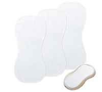 3 Pack Changing Pad Liner Compatible with Keekaroo Peanut Changer, Reusable Changing Pads Cover, Soft and Warm, Non-Slip Design, Machine Washable, Ideal for Changing Diaper Needs, White