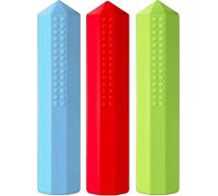 3 Pack Chewy Pencil Toppers | Colored Sensory Pencil Topper - Pencil Fidgets for Party Favors, Sensory Pencil Topper for Boys and Girls Soothers and Teethers