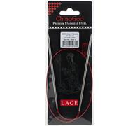 3 Pack - ChiaoGoo Red Lace Stainless Circular Knitting Needles 24"-Size 4/3.5mm