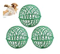 3 Pack Chicken Ball Cage, Movable Rollings Safety Coop for Free Range, Plastic Detachable Orb for Chickens, Rabbits, Ducks, Birds, Prevents Dog Bites and Horse Trampling, Outdoor Farm Use (green50cm)