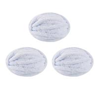 3 Pack Chunky Yarn for Hand Knitting, Thick Chunky Chenille Yarn for Crocheting, 27 yds 8.5 oz Each Skein (Pure White)