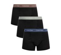 3 Pack Classic Fit Trunks Black (Iris/Grey Heather/Dusty Tan) S