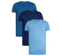 3 Pack Classic Lounge T-Shirt Blue Bay/Minnow/Medieval Blue L