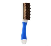 3-Pack Cleaning Brush Set with Soft Medium Hard Bristles, Ergonomic Hand Brushes for Furniture Bed Sheets Counters Cars Floors Grout, PP Plastic Dusting Scrubbing Tools