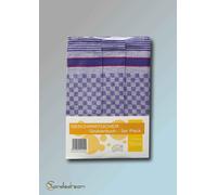 3-Pack Cleaning Cloths Kitchen Towels Hand Towel 45 x 90 cm Blue Checkered