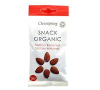 (3 PACK - Clearspring - Roasted Sicilian Almonds | 30g | 3 PACK BUNDLE