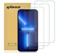 [3-Pack ] Compatible with iPhone 14 Plus, iPhone 13 pro max Screen protector, gueche Case Friendly Tempered Glass Film 99.99% HD Clarity [Easy Installation], For 14 Plus Screen Protector, Scratchproof