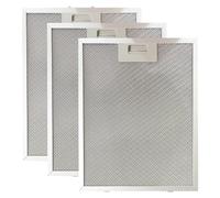 3 Pack Cooker Hood Filter Replacement 305x267x9mm 5 Layers Stainless Steel Extractor Fan Filters Universal Kitchen Replacement Cooker Hood Filter Compatible with Many Brands Cooker Hoods