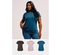 3 Pack Core T-Shirts Yours Brown 22-24