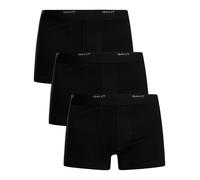 GANT Men's 3 Pack Core Trunks, Black