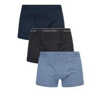 3 Pack Cotton Classics Trunks Ink/Charcoal Heather/Troposphere L
