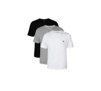 3 Pack Cotton Crew Neck Short Sleeve FCUK T-Shirts French Connection Black XXL
