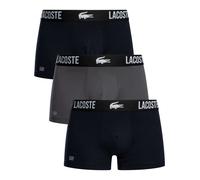Lacoste Men's 3 Pack Cotton Stretch Trunks, Multicoloured