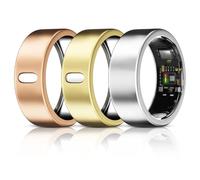 3 Pack Cover Compatible with Oura Ring Gen 4/Gen 3 Horizon/Heritage/Ultrahuman Ring, Surport Charging with Cover on, Anti-Scratch TPU Protector for Women Men-Silver+Gold+RoseGold-for Size 7