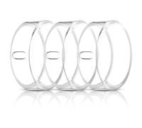3 Pack Cover Compatible with Oura Ring Gen 4/Gen 3 Horizon/Heritage/Ultrahuman Ring, Surport Charging with Cover on, Anti-Scratch TPU Protector for Women Men-Clear*3-for Size 9