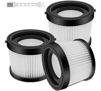 3 Pack - DCV501HB Filters for DEWALT 20V Vacuum Cordless Handheld Vacuums, Washable and Reusable, DCV501HB HEPA Filter Compares to Part # DCV5011H