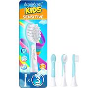 3 Pack demirdental for Kids Compact Toothbrush Heads Suitable for Philips Sonicare for Kids Mini Sonic toothbrushes Ages 3 to 6 Years, Replaces HX6033 HX6034, Mini, Turquoise