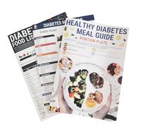 3-Pack Diabetic Cookbooks: Food Chart, List & Meal Planner | Diabetes Management & Healthy Eating Guide for Type 2 Diabetes with Recipes