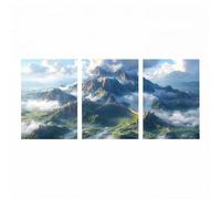 3 Pack Diamond Art Kits Adults Great Wall Diamond Painting, 5D DIY Wall Art Supplies Kits for Adults, Full Drill Sunset Paint by Numbers 24x36In*3, Rhinestone Embroidery Crafts Room Decor HXZH-1715