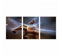 3 Pack Diamond Art Kits, Pillars of Creation Diamond Painting 24 x 36 in x 3, Universe Paint by Numbers with Rhinestones, Cross Stitch Embroidery Gem Art and Crafts for Adults, Room Decor ZSHS-2831