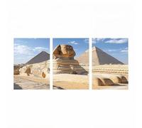 3 Pack Diamond Art Kits, Sphinx Diamond Painting 36 x 24 in x 3, Pyramid Paint by Numbers with Rhinestones, Cross Stitch Embroidery Gem Art and Crafts for Adults, Room Decor Gifts for Women ZSHS-2173