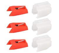 3 Pack Diamond needle Record Player Needle Turntable Ruby Stylus Replacemen Phonograph Vinyl Record Player for ION ICT04RS LAPDock LP2CD LP2 Flash Profile Pro Profile Lp and TTUSB05