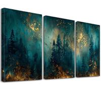 3 Pack Diamond Painting Kits for Adults, 5D DIY Tree Diamond Art Kits for Adults Beginners, Full Round Drill Gem Crystal Art Paintings, Blue Paint with Diamonds for Home Wall Decor, (40x50cm) F-09