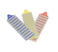 3 Pack Diamond Sharpening Stones Set, 180#/260#/360# Kitchen Whetstone Sharpener for Knives, Chisels and Scissors